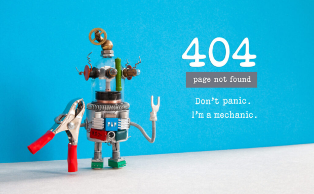 What are the most common error messages on webpages and what do they mean?