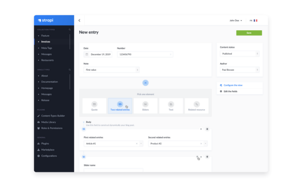 Strapi – open source headless content management