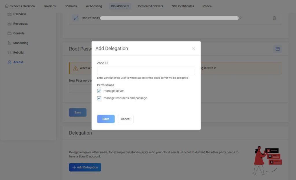 Mākoņservera pārvaldības koplietošana